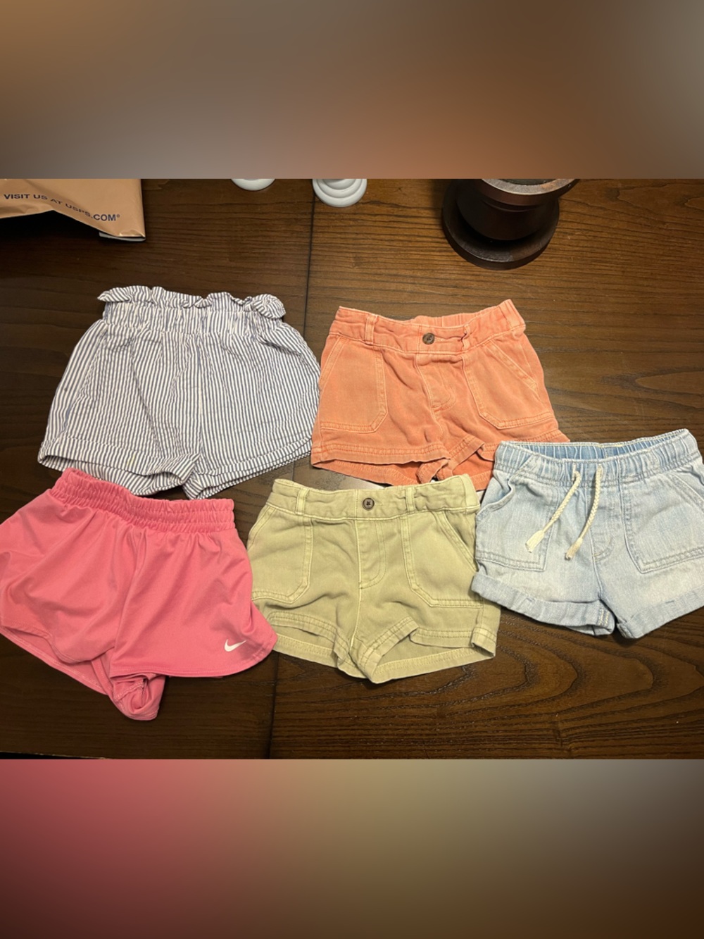 Bundle of 5 Shorts | Girls 2T/18M | Nike, Cat and Jack, Rare Editions